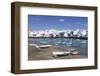 Fishing Boats at Charco San Gines Laguna, Arrecife, Lanzarote, Canary Islands, Spain-Markus Lange-Framed Photographic Print