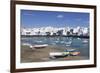 Fishing Boats at Charco San Gines Laguna, Arrecife, Lanzarote, Canary Islands, Spain-Markus Lange-Framed Photographic Print