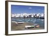 Fishing Boats at Charco San Gines Laguna, Arrecife, Lanzarote, Canary Islands, Spain-Markus Lange-Framed Photographic Print