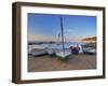 Fishing Boats at Dawn, Calella De Palafrugell, Costa Brava, Catalonia, Spain, Mediterranean, Europe-Stuart Black-Framed Photographic Print