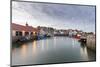 Fishing Boats at Dusk in the Harbour at Pittenweem, Fife, East Neuk, Scotland, United Kingdom-Andrew Sproule-Mounted Photographic Print