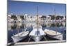 Fishing Boats at Fishing Port, Porto Colom, Majorca (Mallorca)-Markus Lange-Mounted Premium Photographic Print