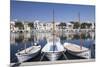 Fishing Boats at Fishing Port, Porto Colom, Majorca (Mallorca)-Markus Lange-Mounted Photographic Print