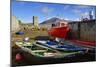 Fishing Boats at Kildownet Pier-Richard Cummins-Mounted Photographic Print