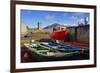 Fishing Boats at Kildownet Pier-Richard Cummins-Framed Photographic Print