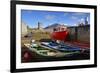 Fishing Boats at Kildownet Pier-Richard Cummins-Framed Photographic Print