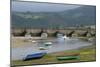 Fishing Boats at Low Tide, San Vicente De Al Barquera, Spain-David R. Frazier-Mounted Photographic Print