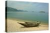 Fishing Boats at Murici Beach, Lake Skadar-null-Stretched Canvas