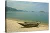 Fishing Boats at Murici Beach, Lake Skadar-null-Stretched Canvas