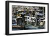 Fishing Boats at Negombo Lagoon, Negombo, Sri Lanka, Asia-John Woodworth-Framed Photographic Print