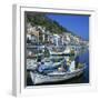 Fishing Boats at Port Town of Neapoli, Peloponnese, Greece, Europe-Tony Gervis-Framed Photographic Print