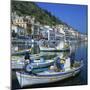 Fishing Boats at Port Town of Neapoli, Peloponnese, Greece, Europe-Tony Gervis-Mounted Photographic Print