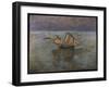 Fishing Boats at Pourville, 1882-Claude Monet-Framed Giclee Print