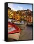 Fishing Boats at Rest in Manarola in Cinque Terre, Tuscany, Italy-Richard Duval-Framed Stretched Canvas