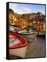 Fishing Boats at Rest in Manarola in Cinque Terre, Tuscany, Italy-Richard Duval-Framed Stretched Canvas