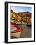 Fishing Boats at Rest in Manarola in Cinque Terre, Tuscany, Italy-Richard Duval-Framed Photographic Print