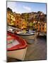 Fishing Boats at Rest in Manarola in Cinque Terre, Tuscany, Italy-Richard Duval-Mounted Photographic Print