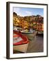 Fishing Boats at Rest in Manarola in Cinque Terre, Tuscany, Italy-Richard Duval-Framed Photographic Print