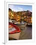 Fishing Boats at Rest in Manarola in Cinque Terre, Tuscany, Italy-Richard Duval-Framed Photographic Print