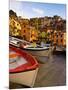 Fishing Boats at Rest in Manarola in Cinque Terre, Tuscany, Italy-Richard Duval-Mounted Photographic Print