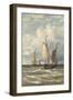 Fishing boats at sea. 1897-Hendrik Willem Mesdag-Framed Giclee Print