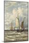 Fishing boats at sea. 1897-Hendrik Willem Mesdag-Mounted Giclee Print