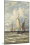 Fishing boats at sea. 1897-Hendrik Willem Mesdag-Mounted Giclee Print