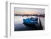 Fishing Boats at Sunset in Marzamemi Fishing Harbour-Matthew Williams-Ellis-Framed Photographic Print