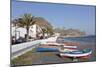 Fishing Boats at the Beach, Playa De Santiago, La Gomera, Canary Islands, Spain, Atlantic, Europe-Markus Lange-Mounted Photographic Print