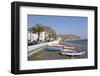 Fishing Boats at the Beach, Playa De Santiago, La Gomera, Canary Islands, Spain, Atlantic, Europe-Markus Lange-Framed Photographic Print