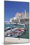 Fishing Boats at the Harbour, Old Town with Cathedral, Giovinazzo, Bari District, Puglia-Markus Lange-Mounted Photographic Print