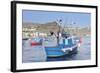 Fishing Boats at the Harbour, Playa De Santiago, La Gomera, Canary Islands, Spain, Atlantic, Europe-Markus Lange-Framed Photographic Print