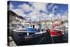 Fishing Boats at the Old Port of Puerto De Mogan-Markus Lange-Stretched Canvas