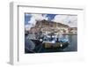 Fishing Boats at the Old Port of Puerto De Mogan-Markus Lange-Framed Photographic Print