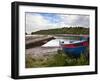 Fishing Boats at the Pier, Catterline, Aberdeenshire, Scotland, United Kingdom, Europe-Mark Sunderland-Framed Photographic Print