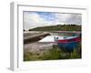 Fishing Boats at the Pier, Catterline, Aberdeenshire, Scotland, United Kingdom, Europe-Mark Sunderland-Framed Photographic Print