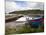 Fishing Boats at the Pier, Catterline, Aberdeenshire, Scotland, United Kingdom, Europe-Mark Sunderland-Mounted Photographic Print