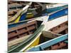 Fishing Boats at the Port of Ponto Do Sol, Ribiera Grande, Santo Antao, Cape Verde Islands-R H Productions-Mounted Photographic Print