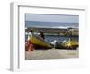 Fishing Boats at the Port of Ponto Do Sol, Ribiera Grande, Santo Antao, Cape Verde Islands-R H Productions-Framed Photographic Print