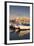 Fishing Boats at the Port, Old Town at Sunrise, Gallipoli, Lecce Province, Salentine Peninsula-Markus Lange-Framed Photographic Print