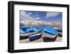 Fishing Boats at the Port, Old Town with Castle, Gallipoli, Lecce Province, Salentine Peninsula-Markus Lange-Framed Photographic Print