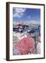 Fishing Boats at the Port, Old Town with Castle, Gallipoli, Lecce Province, Salentine Peninsula-Markus Lange-Framed Photographic Print