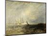 Fishing Boats Bringing a Disabled Ship into Port Ruysdael-J. M. W. Turner-Mounted Giclee Print