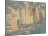 Fishing Boats, C.1900-02-Maurice Brazil Prendergast-Mounted Giclee Print