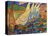 Fishing Boats, Collioure-Andre Derain-Stretched Canvas