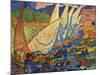 Fishing Boats, Collioure-Andre Derain-Mounted Art Print