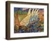 Fishing Boats, Collioure-Andre Derain-Framed Art Print