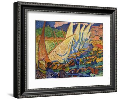 Andre Derain Fishing Boats Collioure Giclee Canvas Print Paintings Poster 