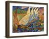 Fishing Boats, Collioure-Andre Derain-Framed Art Print