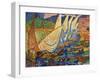 Fishing Boats, Collioure-Andre Derain-Framed Art Print